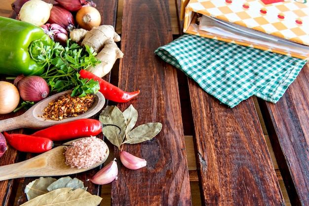 Zbliżenie składników kuchennych